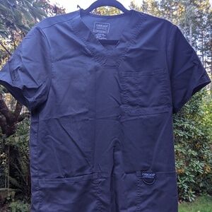 Cherokee Authentic Workwear Revolution Scrubs Black Shirt Size XS Extra Small